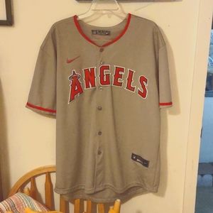 Mike Trout Jersey Nike XL Gray